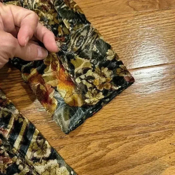 Zara Basic Burnout Velvet Fall Mini Dress Boho 70s Fairygoth Whimsigoth XS - Picture 6 of 7